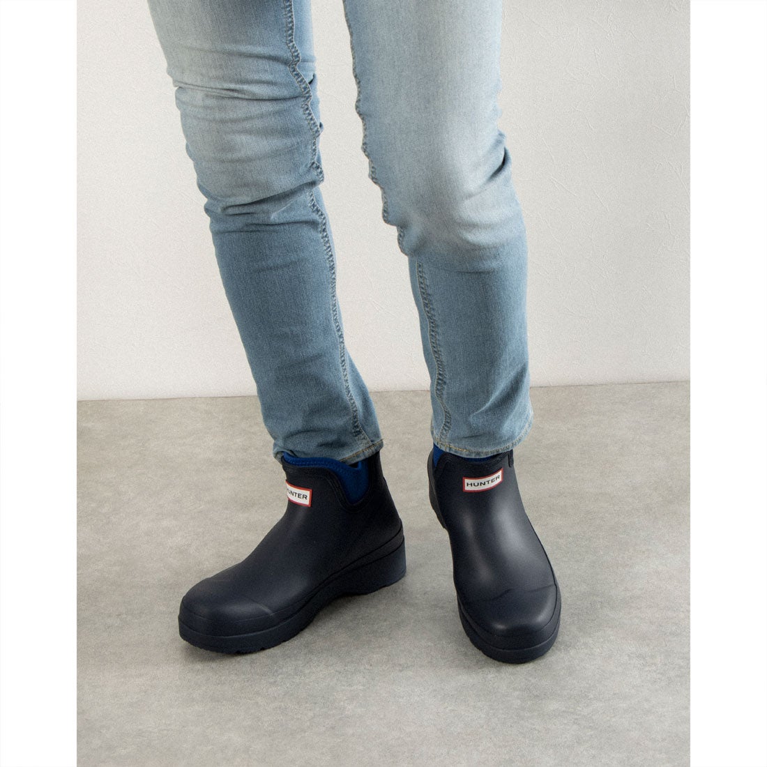 美品 26cm HUNTER ネオプレーン チェルシーブーツ ブラック US8 HUNTER