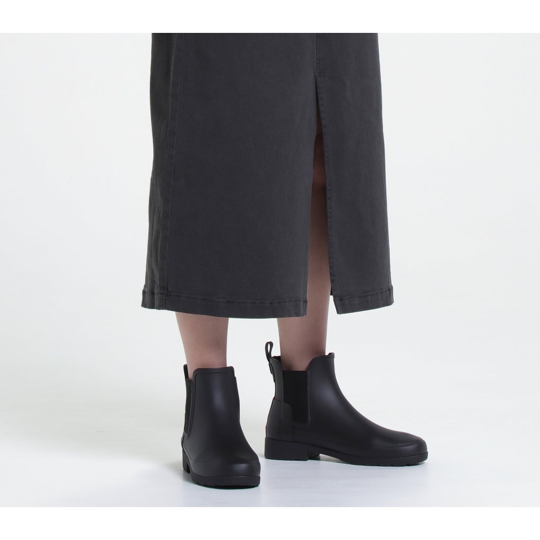 ハンター HUNTER 【レディース】リファインドチェルシーブーツ （BLK