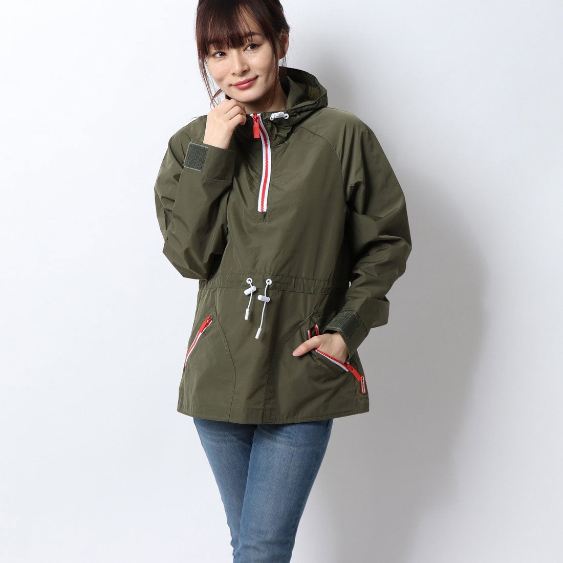 ハンター HUNTER 【レディース】オリジナルナイロンウィンドチーター