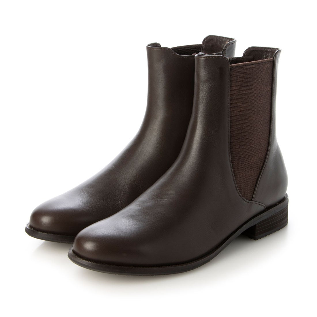 イング ing フラットサイドゴアブーツ （ダークブラウンB） -Mode et