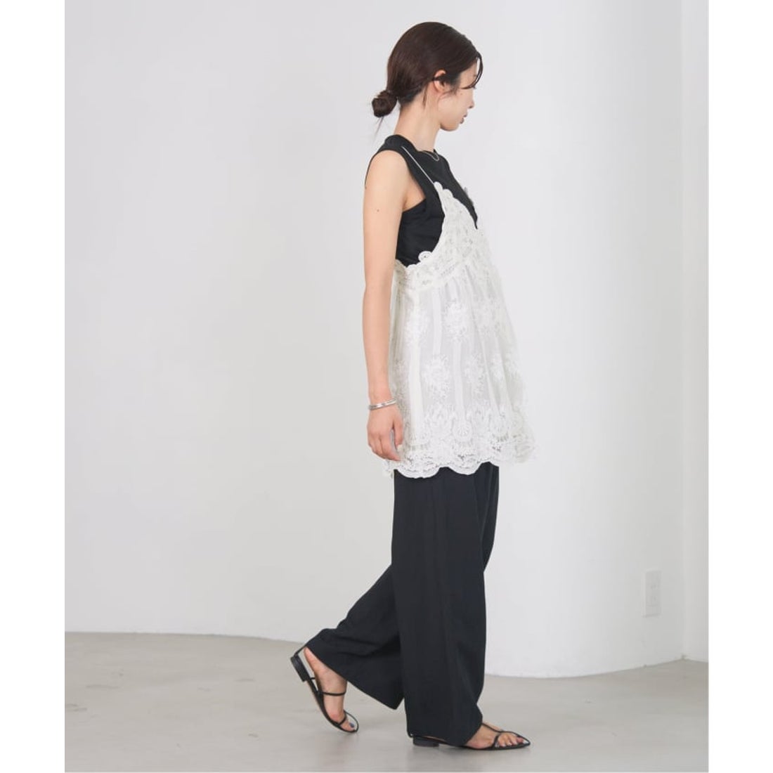 イエナ IENA 《追加予約》アンティークチュールバテンキャミ