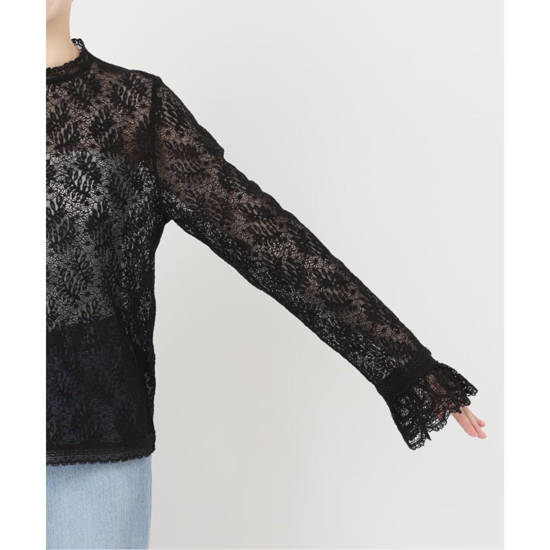 イエナ IENA リーフレースブラウス （ナチュラル） - ファッション通販