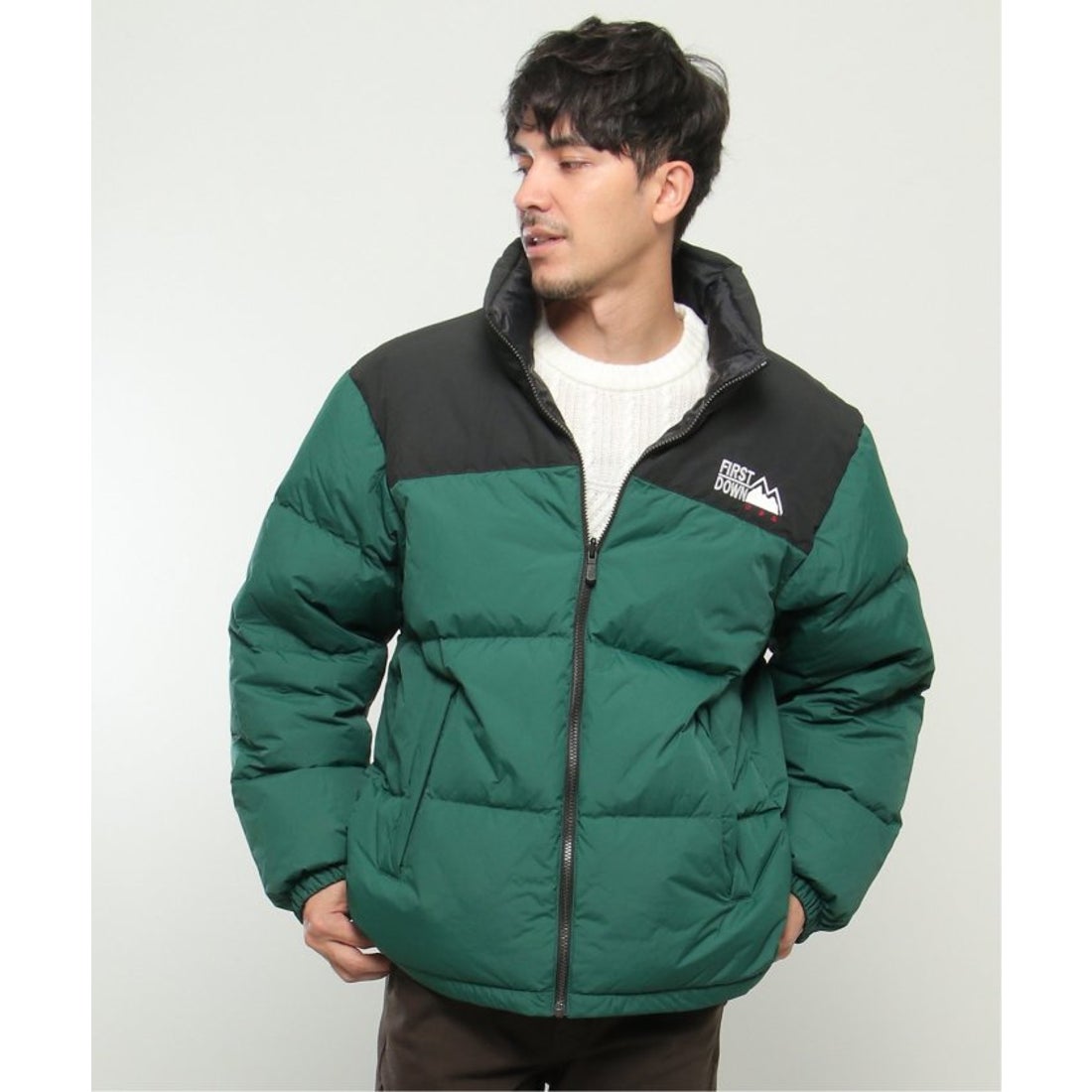 イッカ ikka 【2WAY】FIRST DOWN ファーストダウン リバーシブルダウン