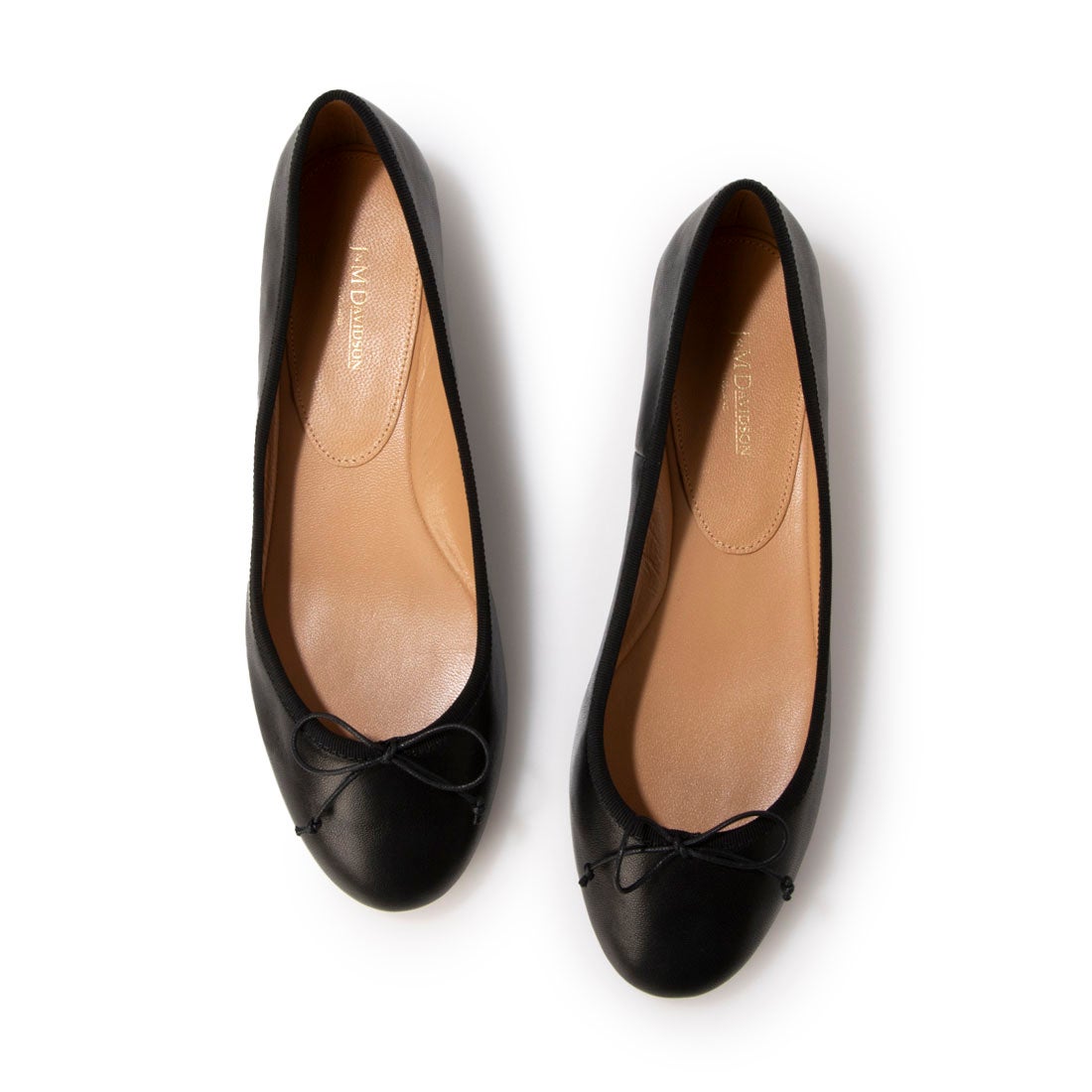 ジェイアンドエムデヴィッドソン J&M DAVIDSON スタッズヒールバレエ