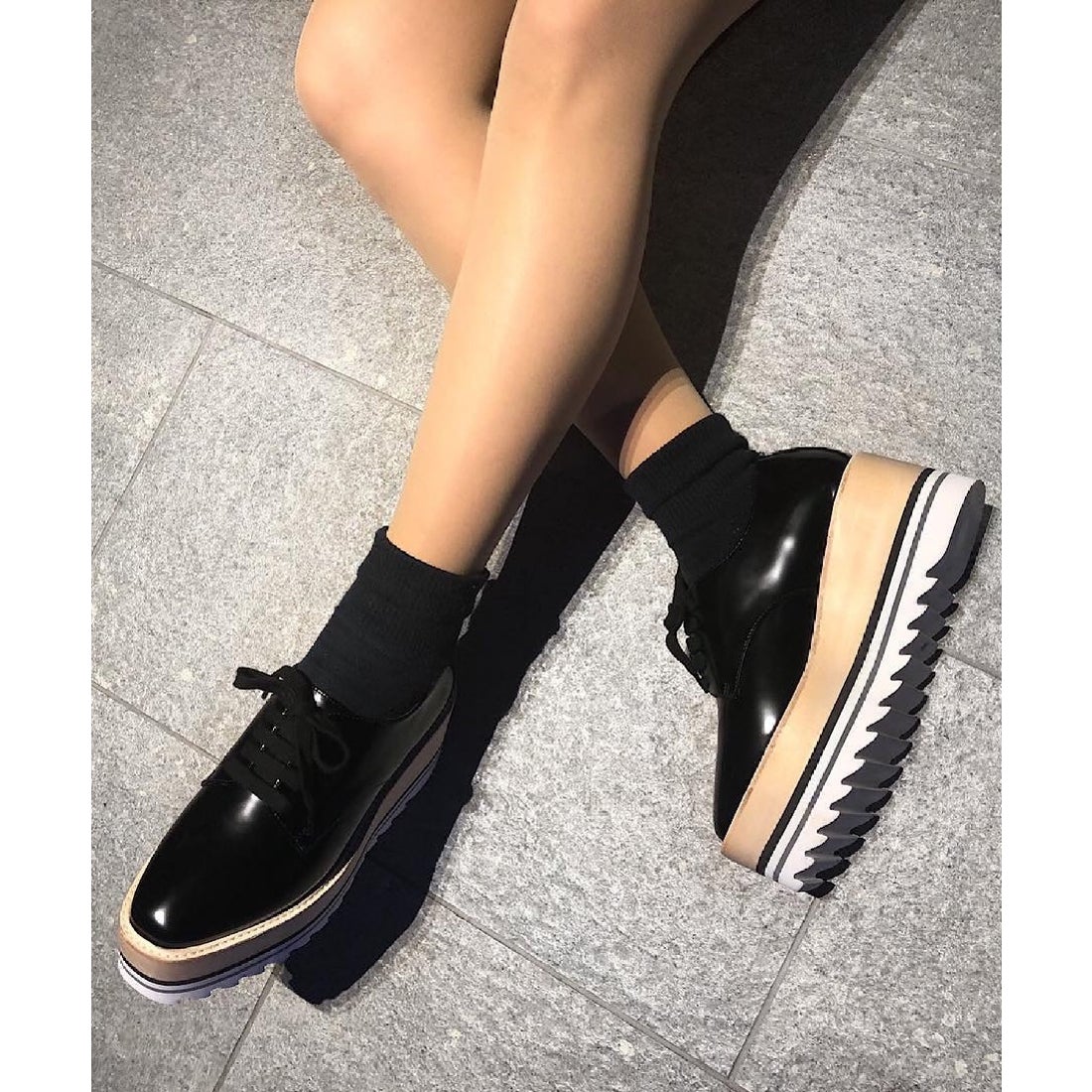 ジェフリーキャンベル Jeffrey Campbell シャークソール厚底スニーカー