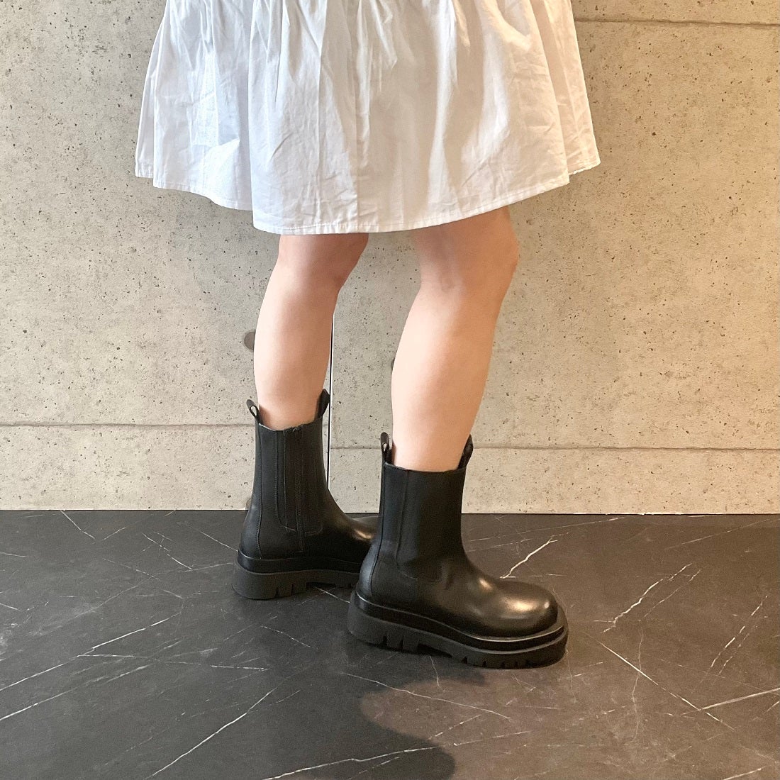 ジェフリーキャンベル Jeffrey Campbell ダブルソールサイドゴアブーツ