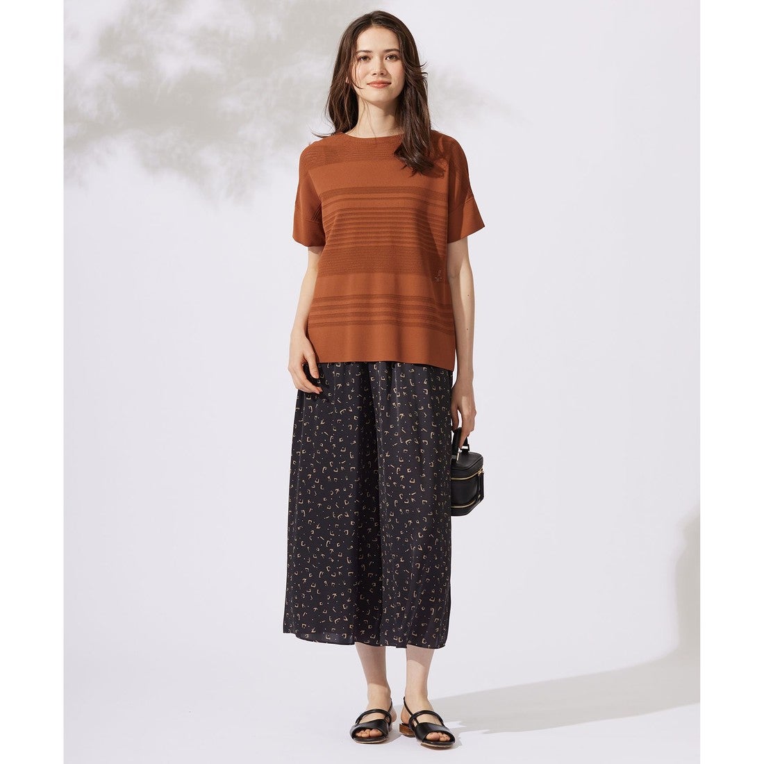 自由区 【セットアップ対応・ウエストゴム・洗える】セミブライト