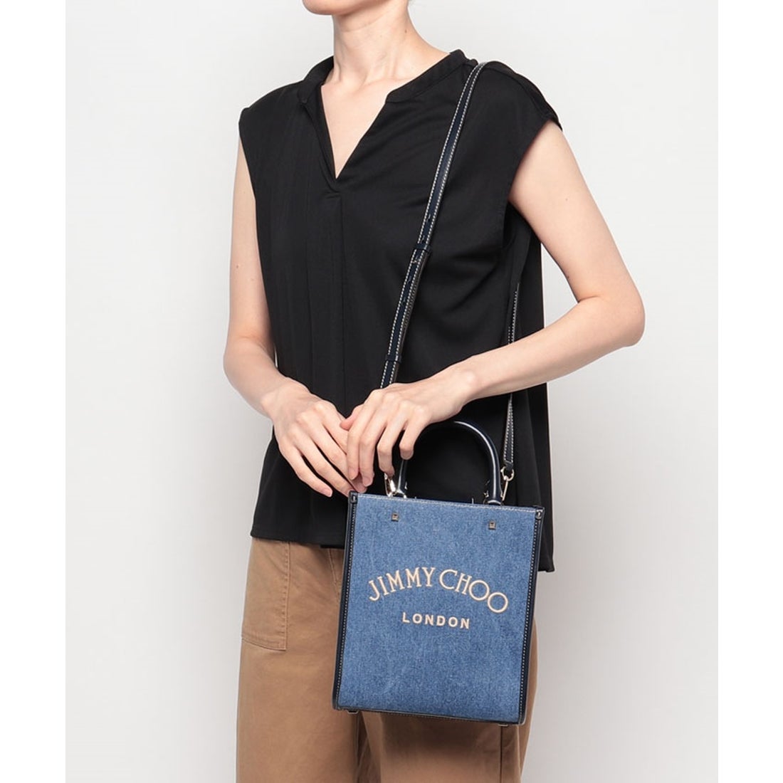 ジミー チュー JIMMY CHOO 【JIMMY CHOO】ジミーチュウ ロゴ刺繍入り