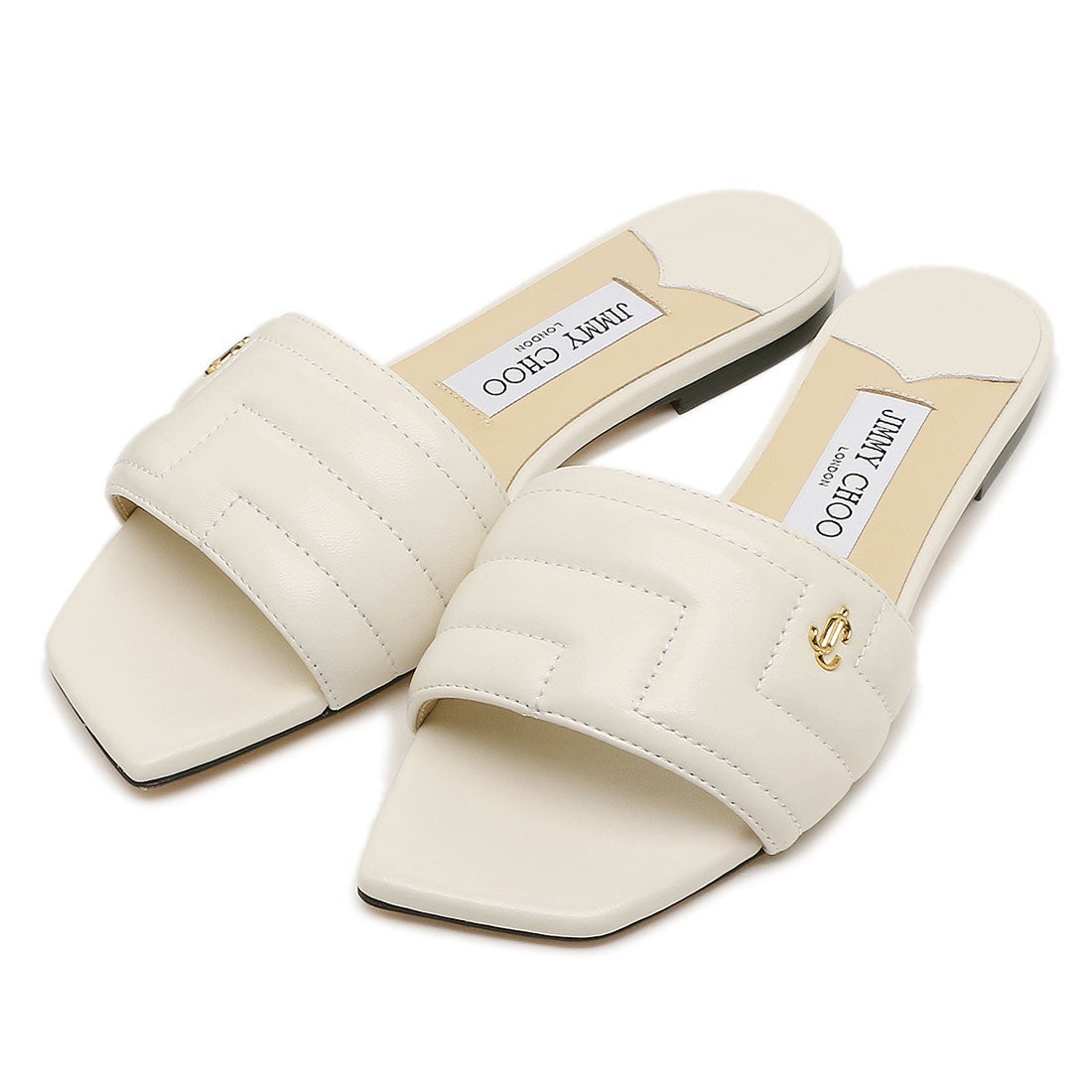 ジミー チュー JIMMY CHOO サンダル ミュール フラットシューズ