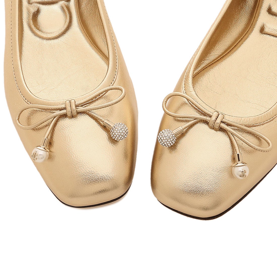 ジミー チュー JIMMY CHOO バレエシューズ フラットシューズ エルメ