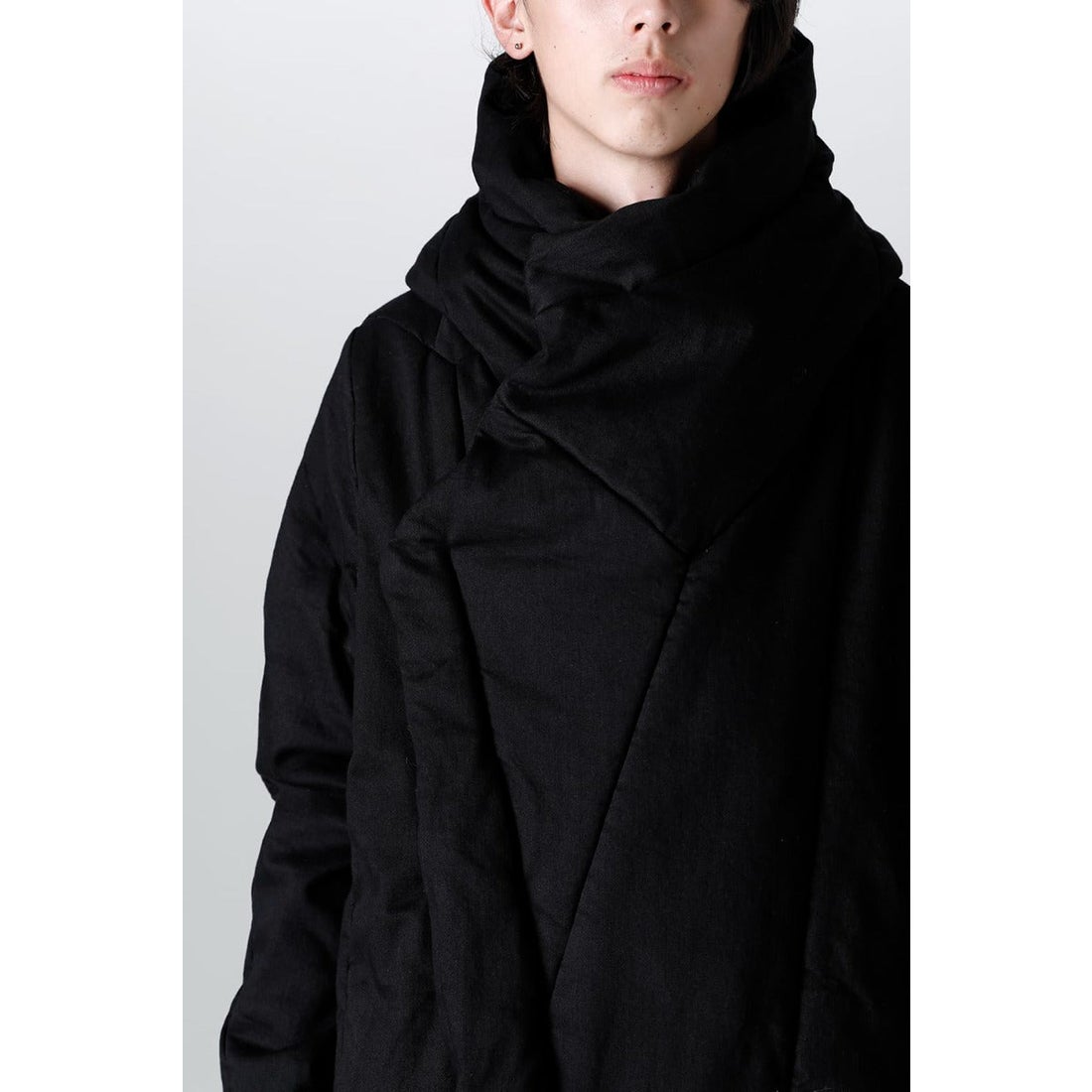 ユリウス JULIUS 10oz Stretch Denim Padded Coat （BLACK