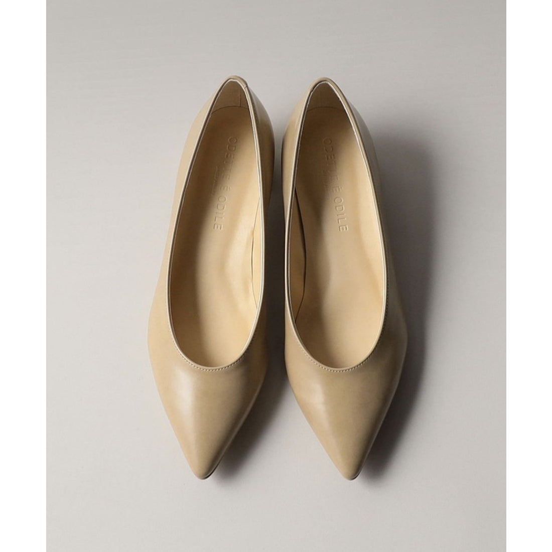 ODETTE E ODILE R ポインテッドプレーン パンプス35◎↓↑ （WINE