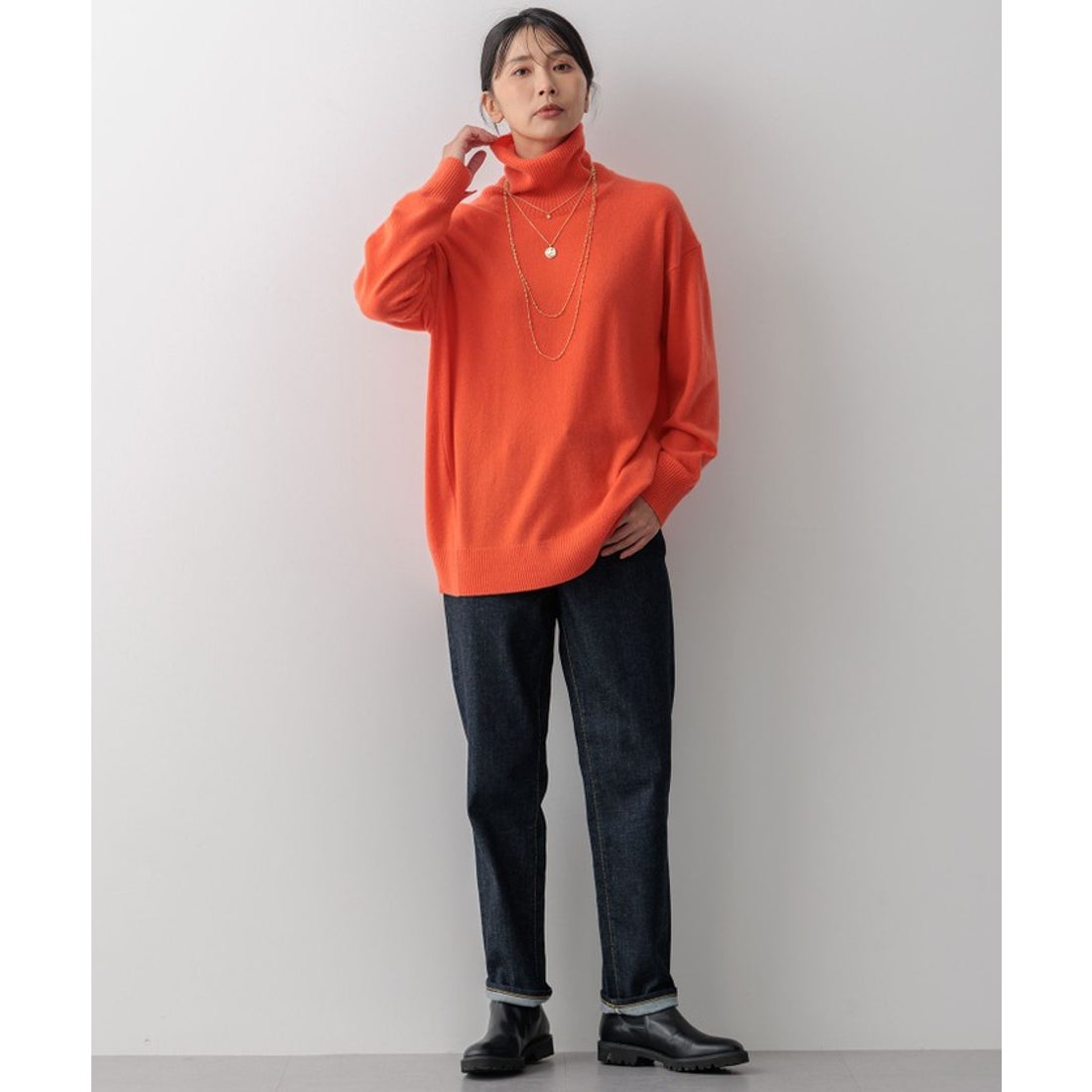 ニジュウサンク チイサイサイズ 23区 S 【洗える】ピュアカシミヤ