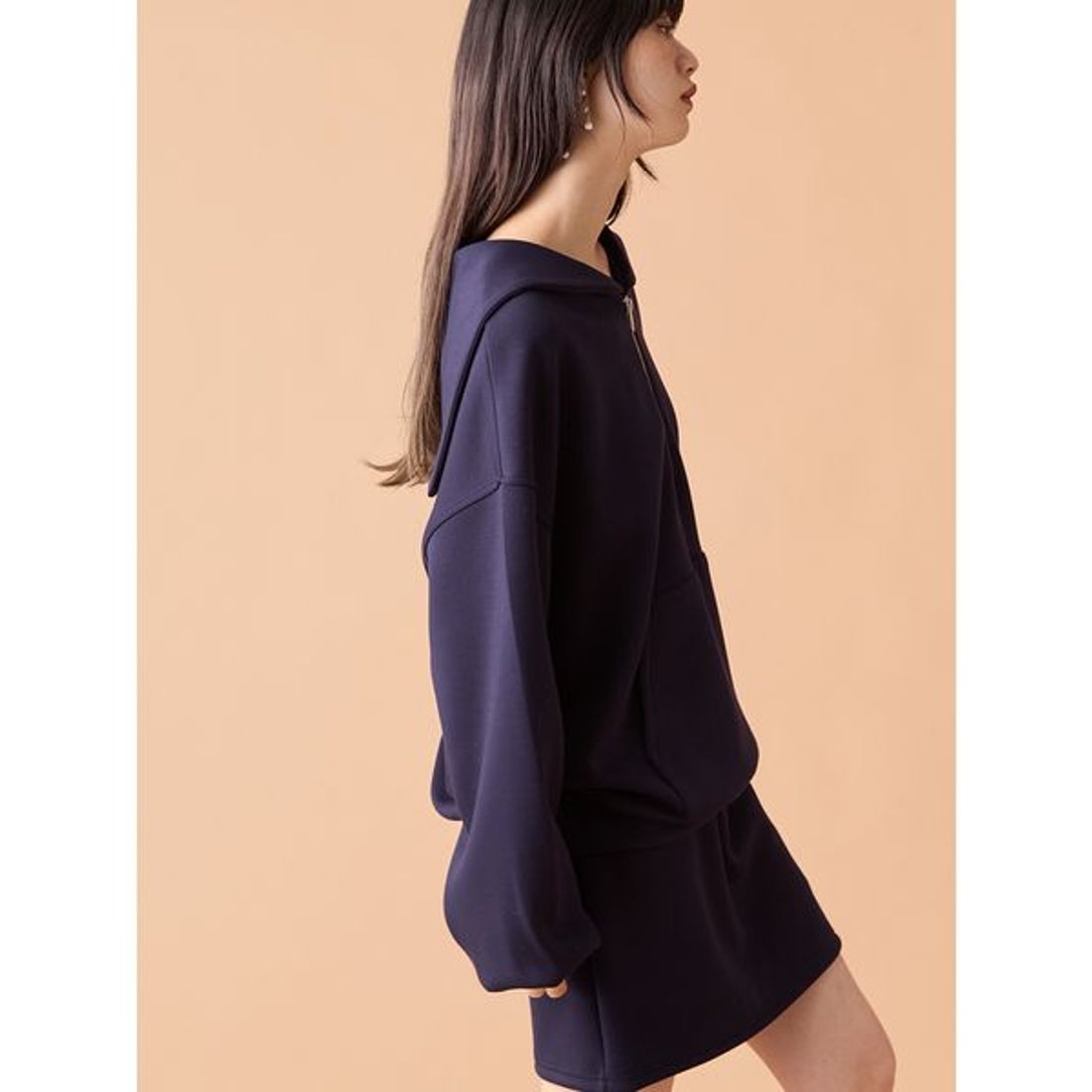 リリーブラウン LILY BROWN セーラーカラーボンディングセットアップ