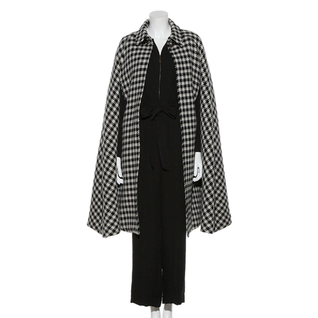 LILY BROWN リリーブラウン Lily Brown ロングケープコート （ブラック