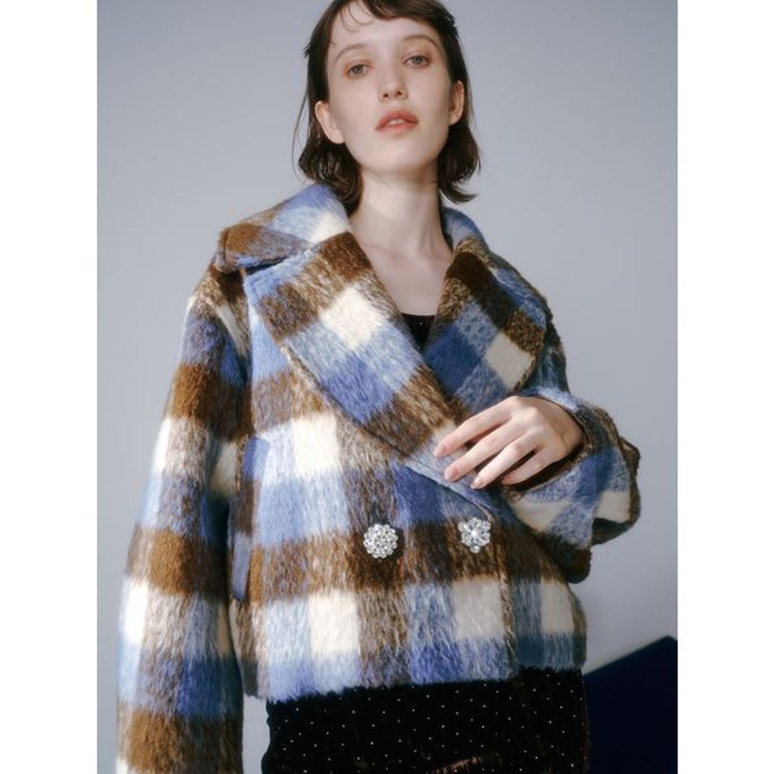 リリーブラウン LILY BROWN [L.B CANDY STOCK]ビジューダブルショート