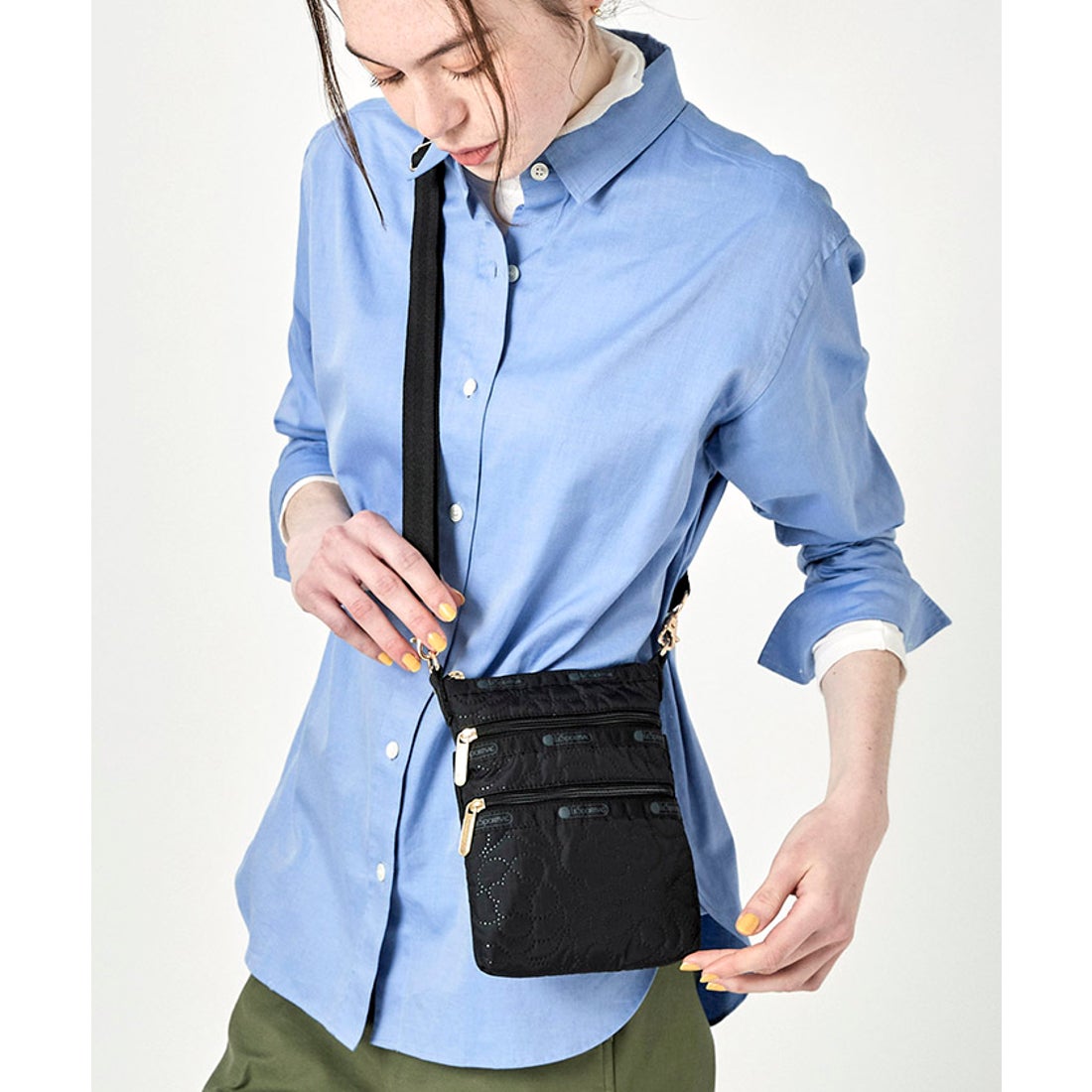 レスポートサック LeSportsac 3 ZIP CROSSBODY （パフィーブロッサムズ