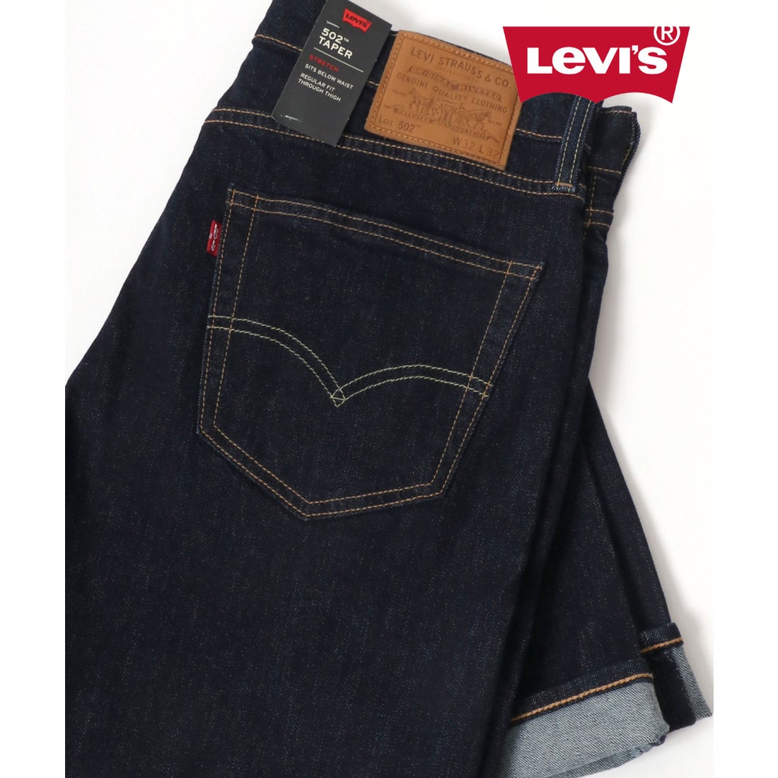 LEVI'S PREMIUM 502 BIG”E” REGULAR TAPER ストレッチデニム