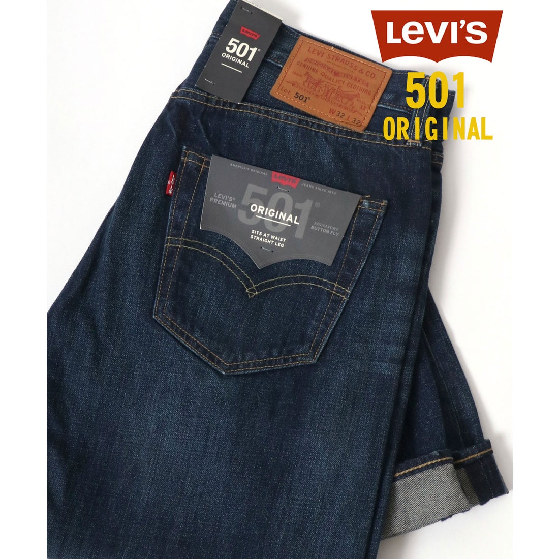 リーバイス LEVI'S PREMIUM 501 BIG”E” ORIGINAL REGULAR STRAIGHT