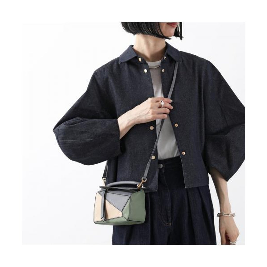 ロエベ LOEWE LOEWE ショルダーバッグ PUZZLE MINI BAG パズルバッグ
