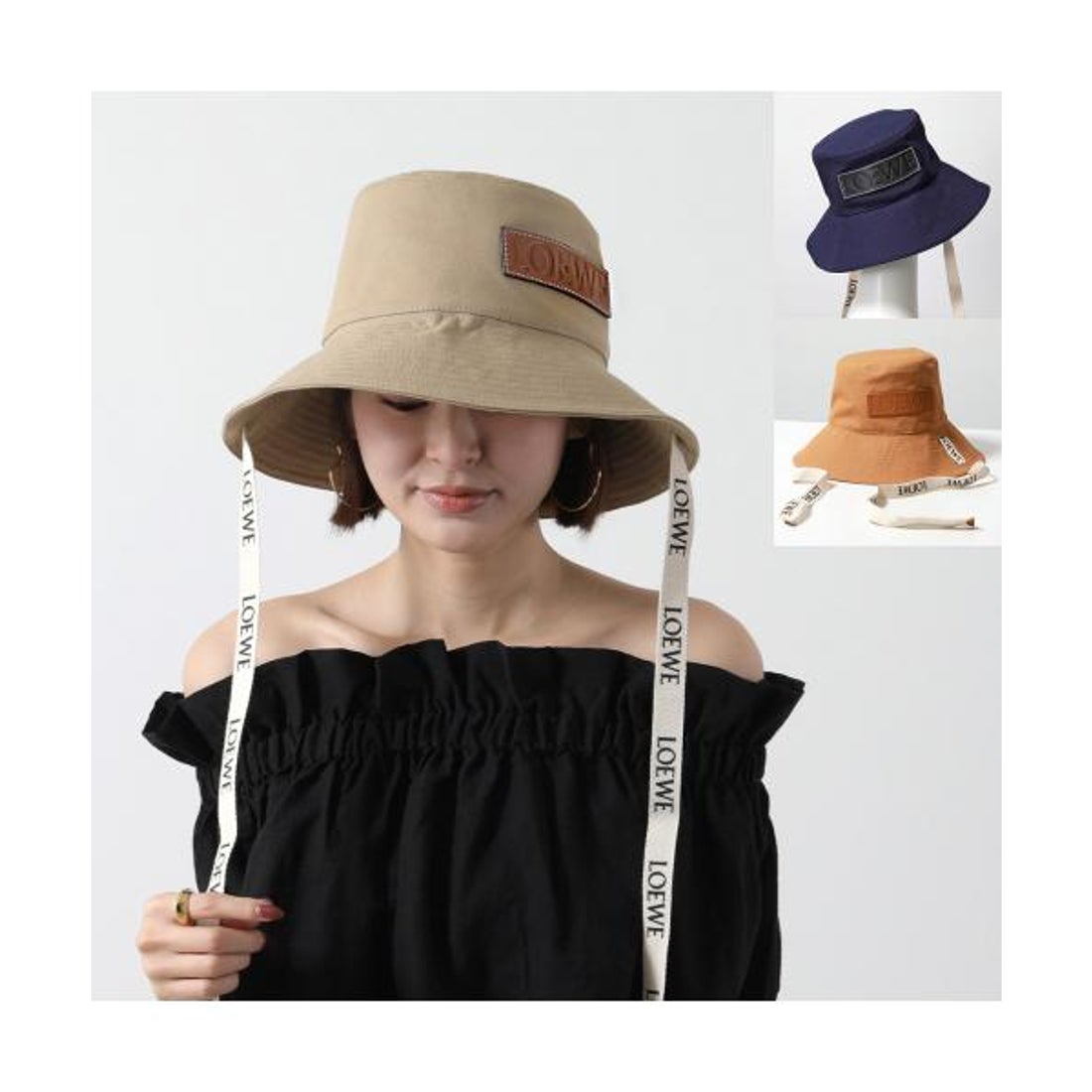 ロエベ LOEWE LOEWE フィッシャーマンハット K820HF1X16 （2150/SAND