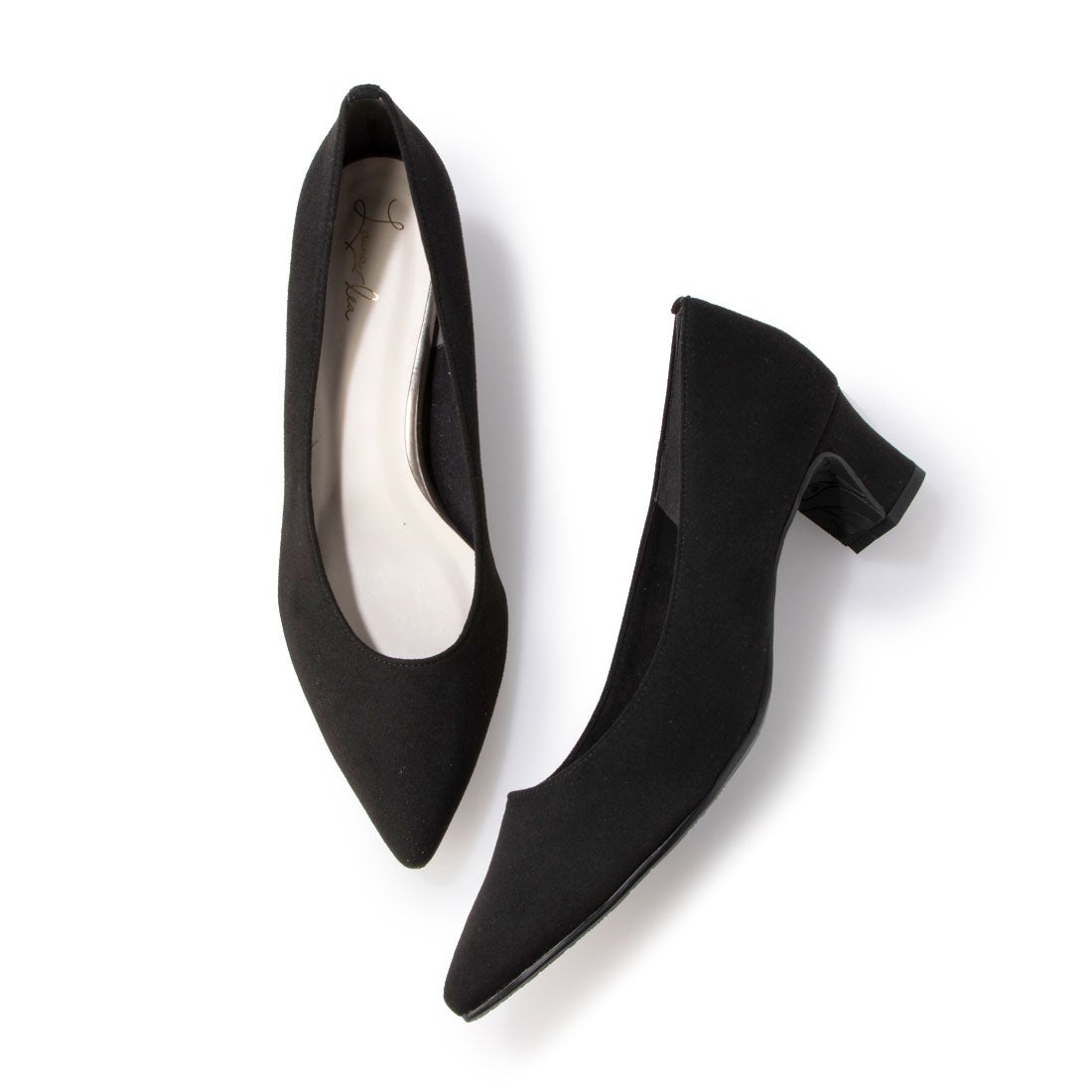 チャンキーヒールパンプス(0486) （ブラックS） -レディースシューズ