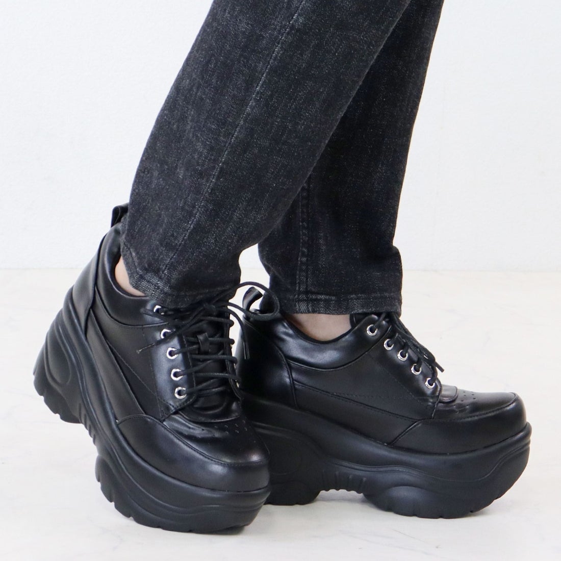 ラブハンター LoveHunter 厚底 レースアップスニーカー/ 1652