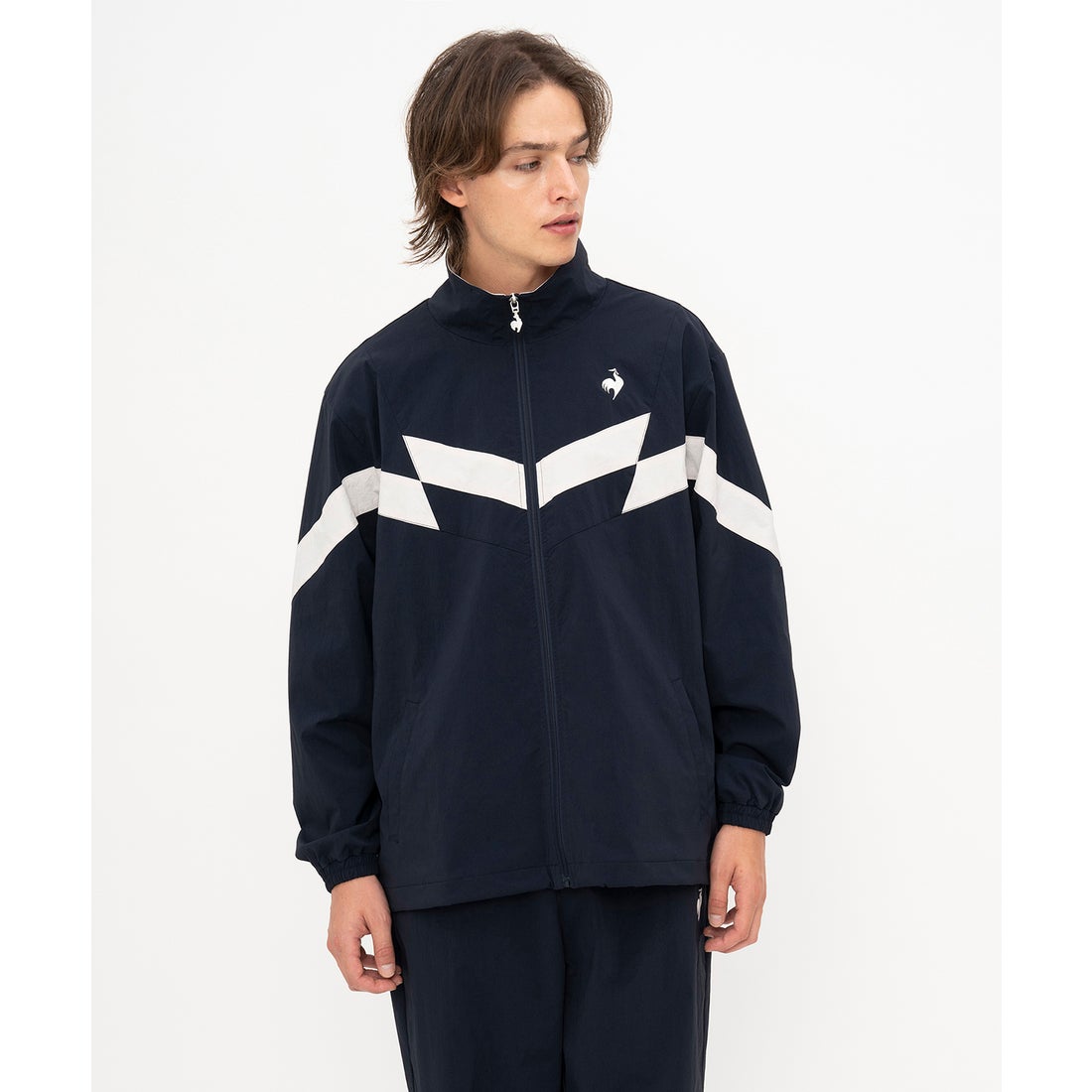 ルコックスポルティフ le coq sportif ナイロンクロスジャケット