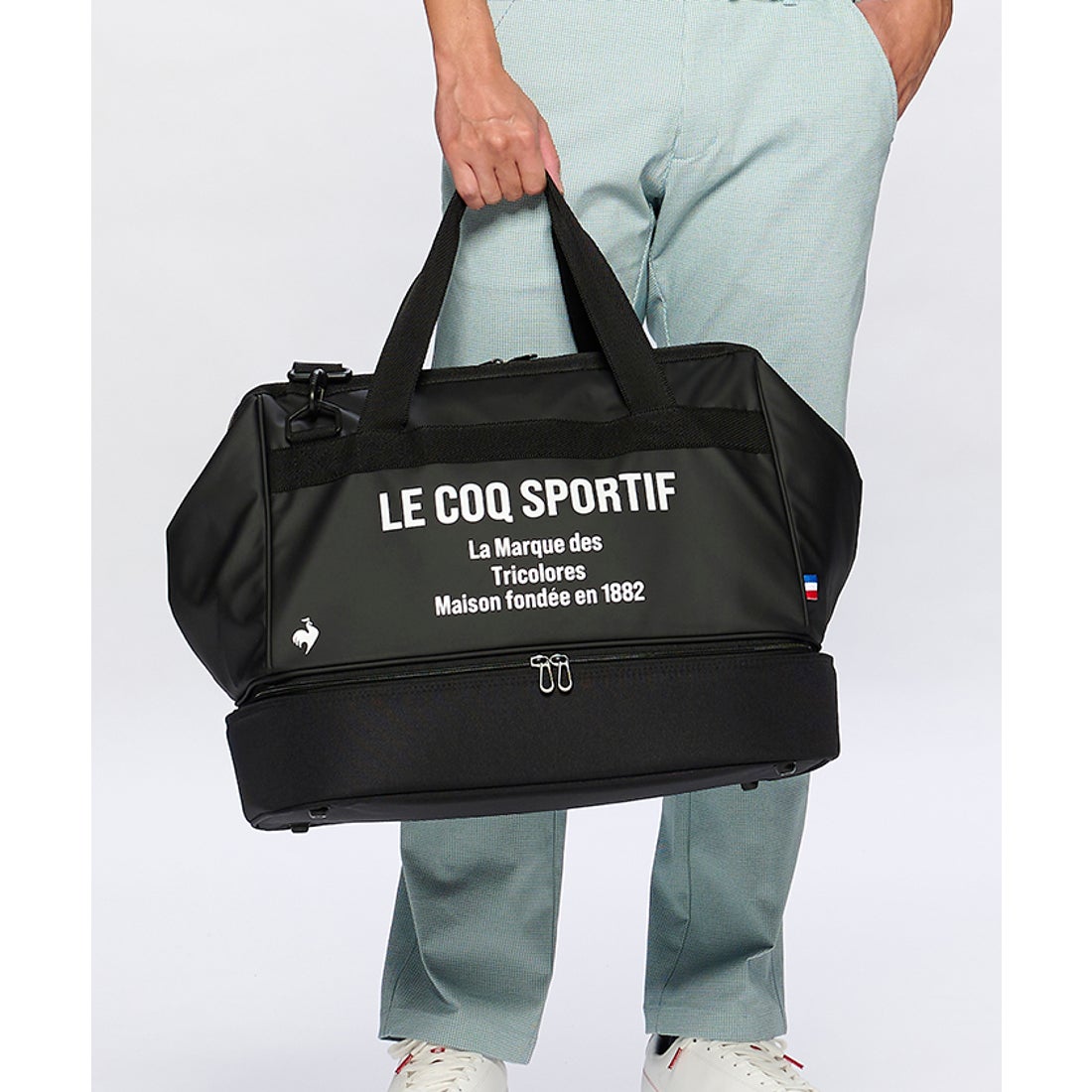 le coq sportif golf 二層式ボストンバッグ 約46×36×25(cm) -デサント