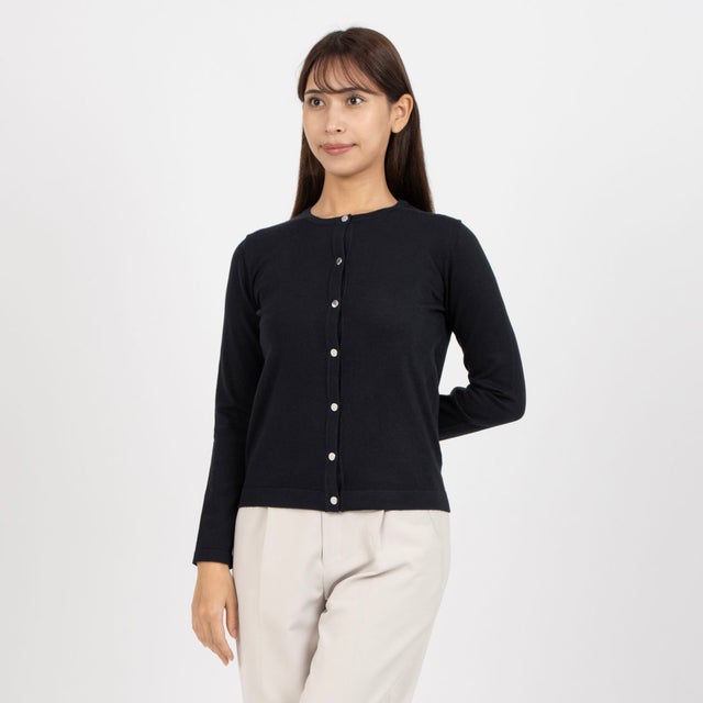 マダム ジョコンダ MADAM JOCONDE ジュエリーボタン ニット