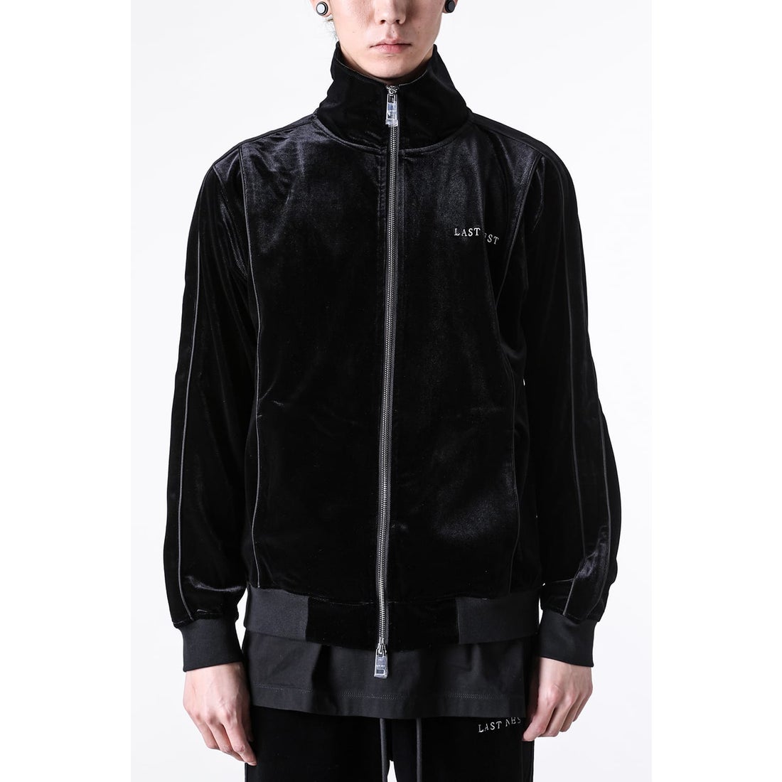 ラストネスト LAST NEST Velour Emb Track Jacket V2 （Black