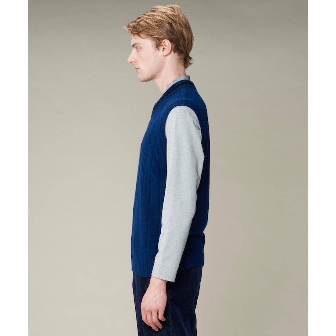 LANVIN SPORT カシミヤニットベスト -デサントストア-DESCENTE STORE-