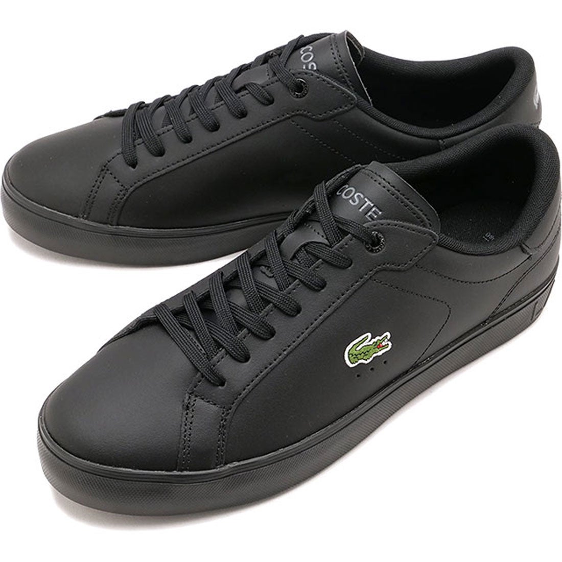 ラコステ LACOSTE POWERCOURT GRPH 225 1 SMA ブラック/ブラック