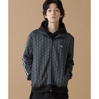 ラコステ LACOSTE モノグラムジャカードトラックジャケット （ブラック