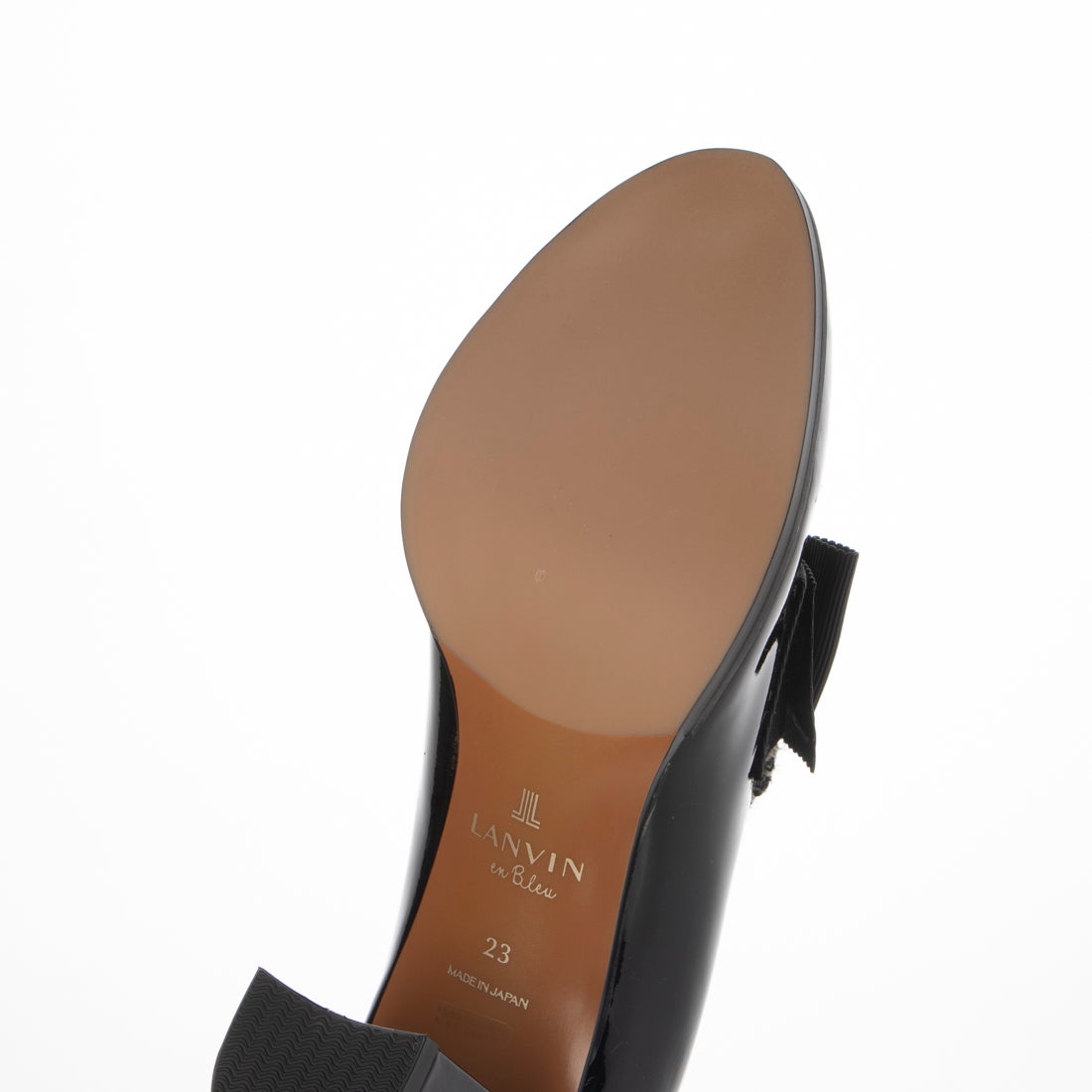 ランバン オン ブルー LANVIN en Bleu リボンモチーフヒールアップ