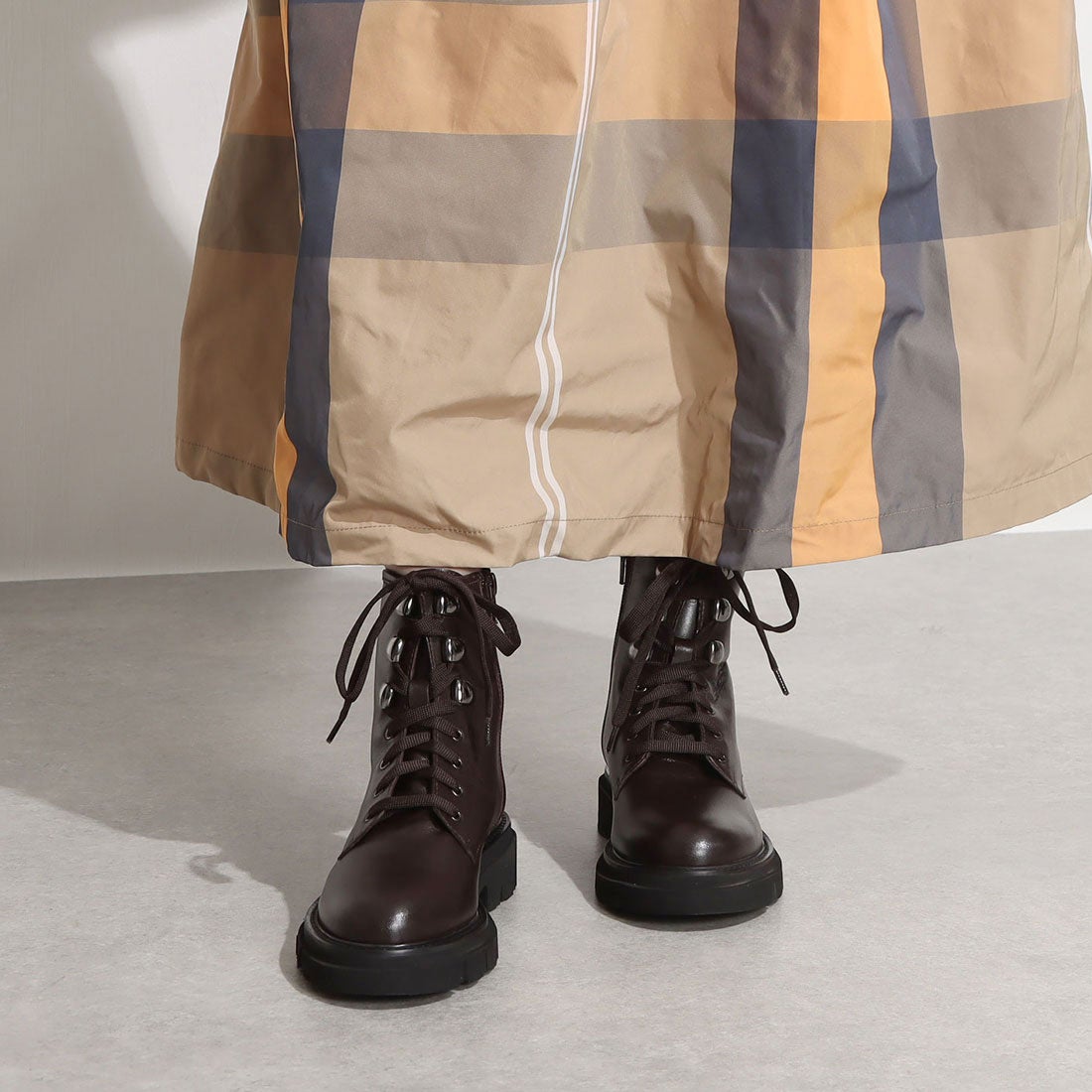 ルカ グロッシ Luca Grossi レースアップタンクソール （ダーク