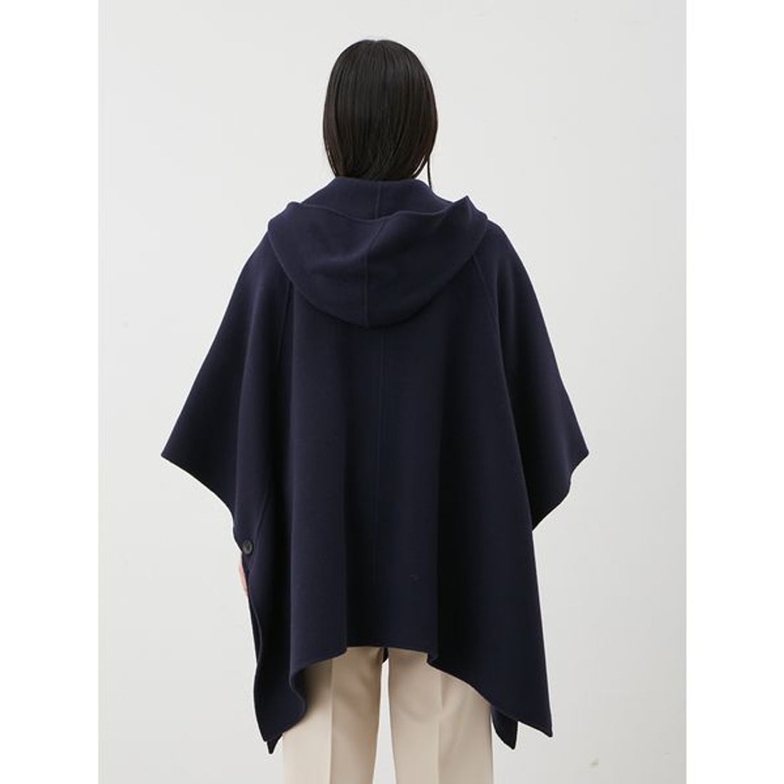 ミラ オーウェン Mila Owen フードポンチョコート （NVY