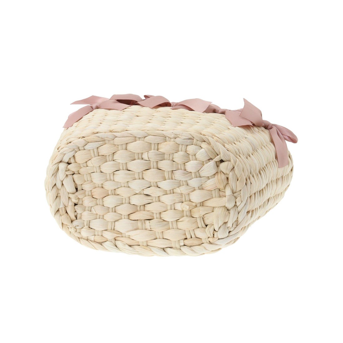 メゾン ド フルール Maison de FLEUR パールハンドルメイズリボンカゴ