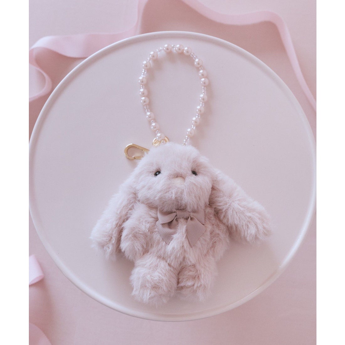 メゾン ド フルール Maison de FLEUR ピンクマニアうさぎチャーム