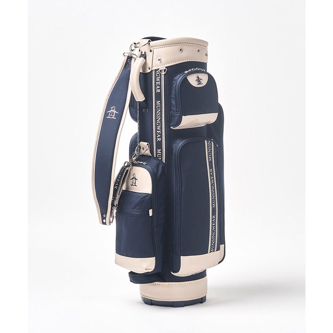 MUNSINGWEAR ナイロンファブリックキャディバッグ（レディース