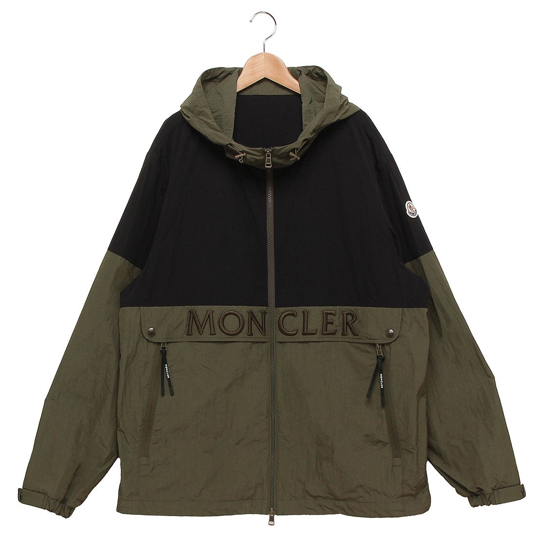 モンクレール MONCLER ジャケット カーキグリーン ブラック メンズ