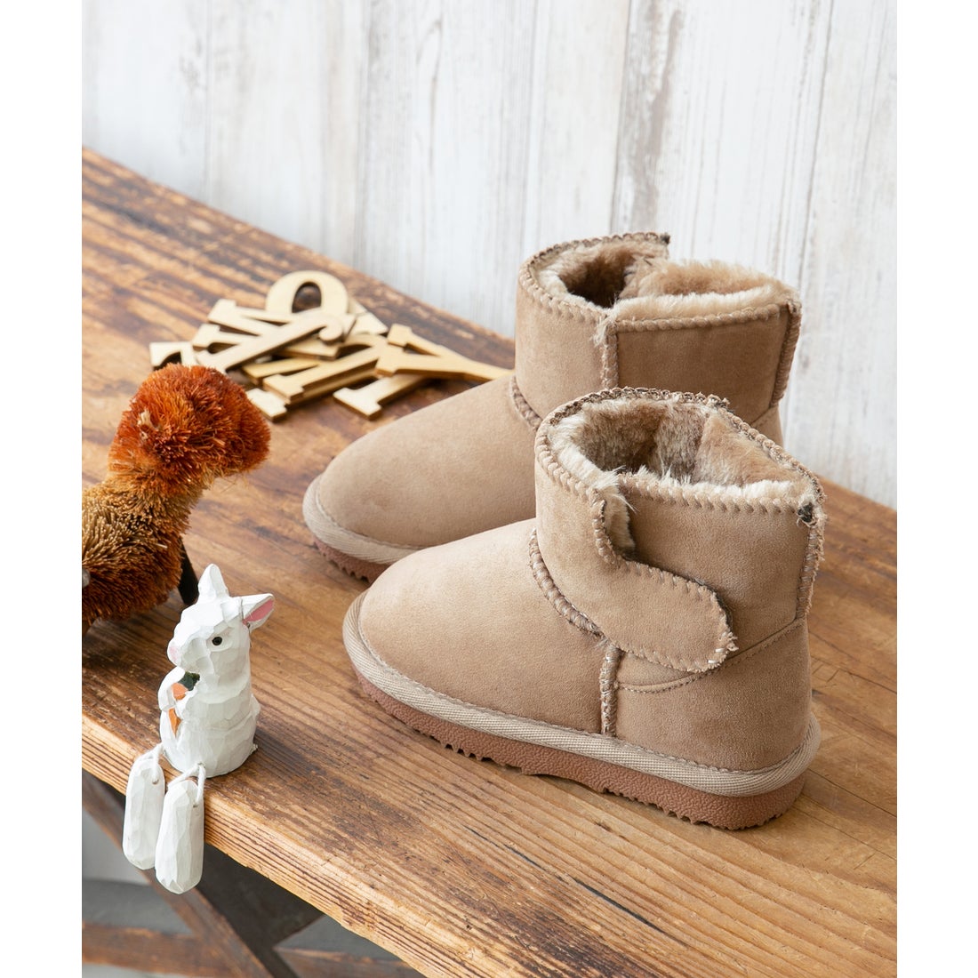 mooimooi ベビー ムートンブーツ - ファッション通販 MAGASEEK(マガシーク)