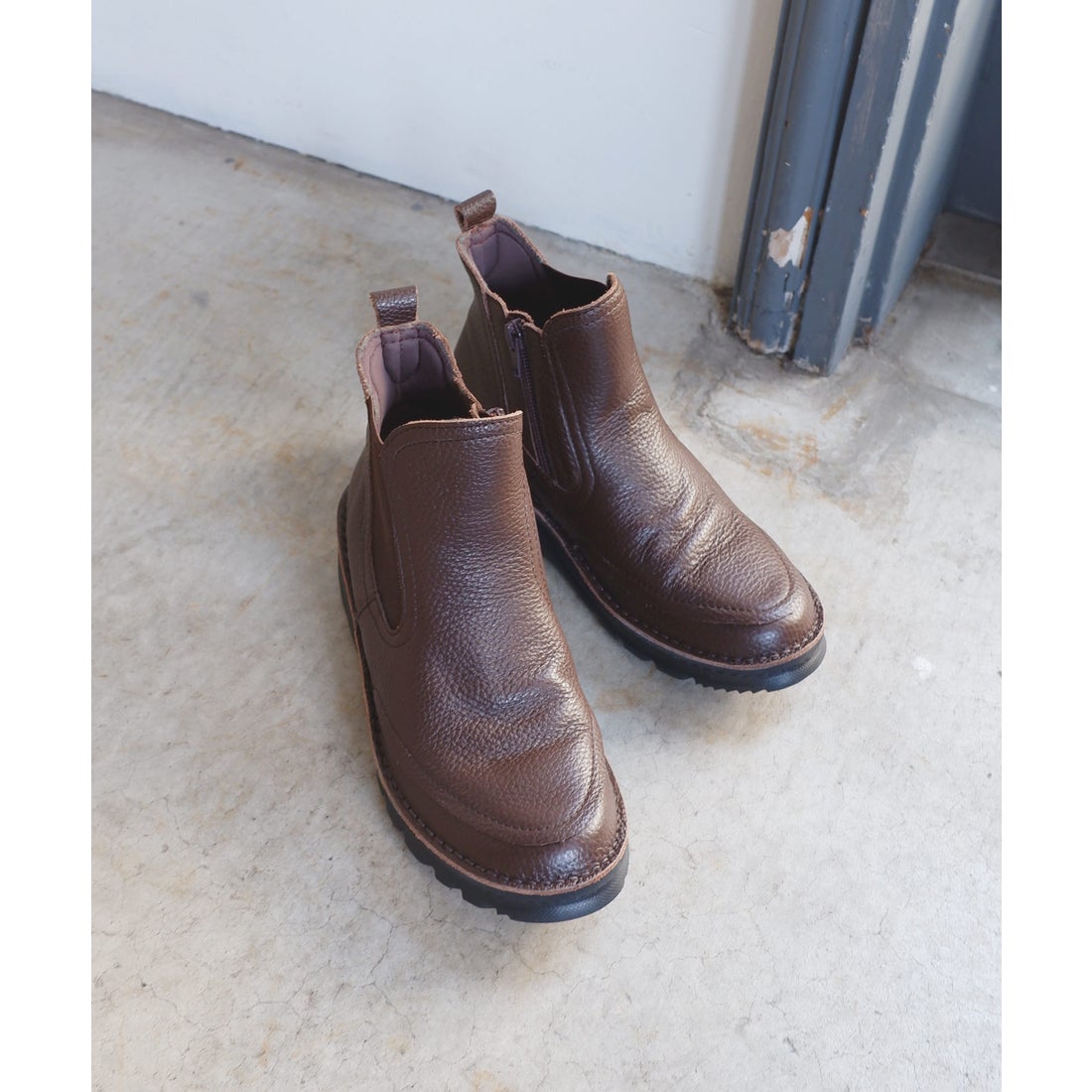 モード カオリ MODE KAORI 【本革】 【4E】撥水ショートサイドゴア