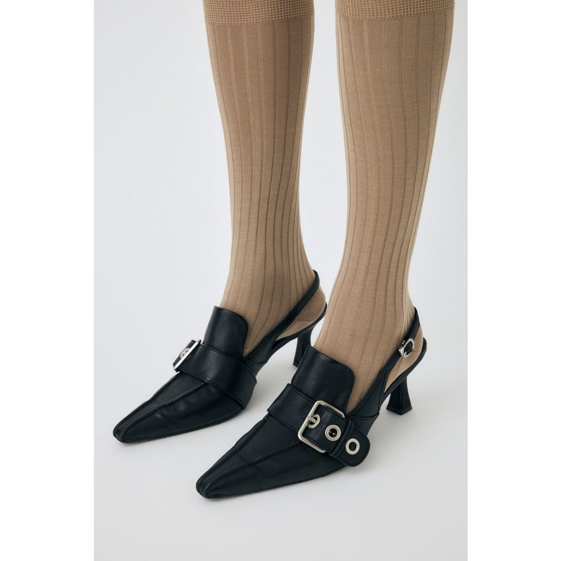 マウジー MOUSSY BELTED ミュール （BLK） - ファッション通販