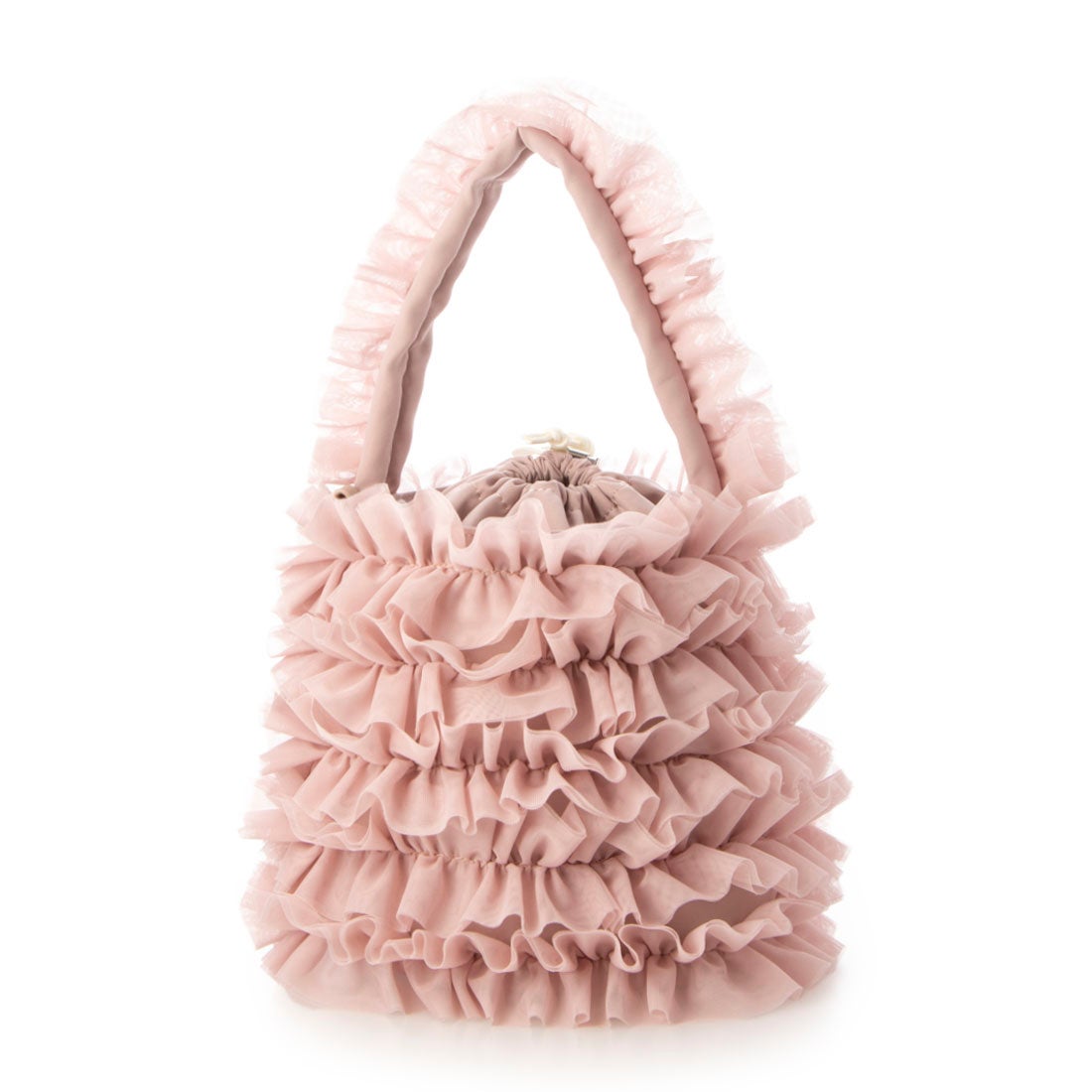 モニカ MONICA チュールフリル2WAYバッグ （ピンク） -アウトレット