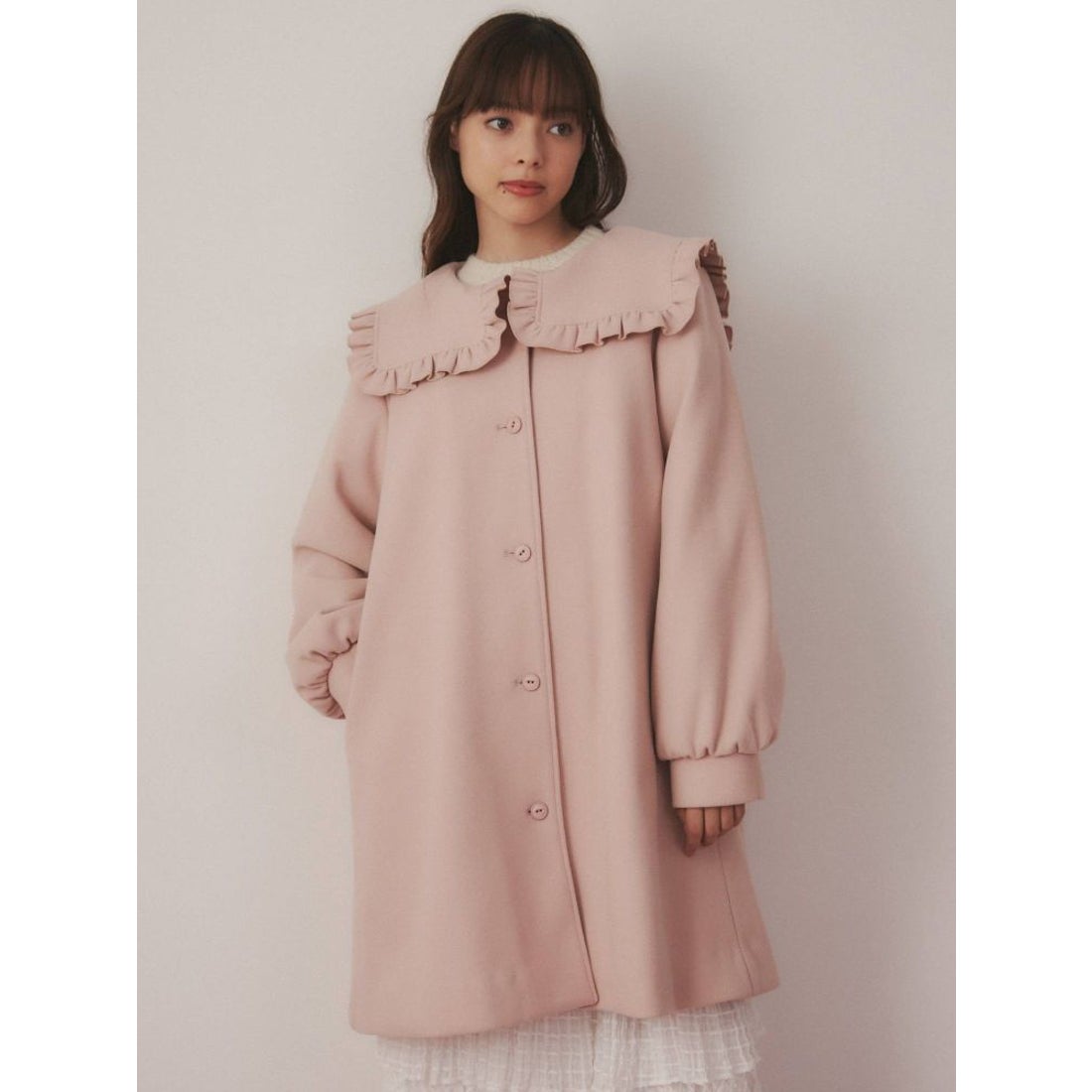 merry jenny Aラインセーラーコート（ピンク） -靴＆ファッション通販