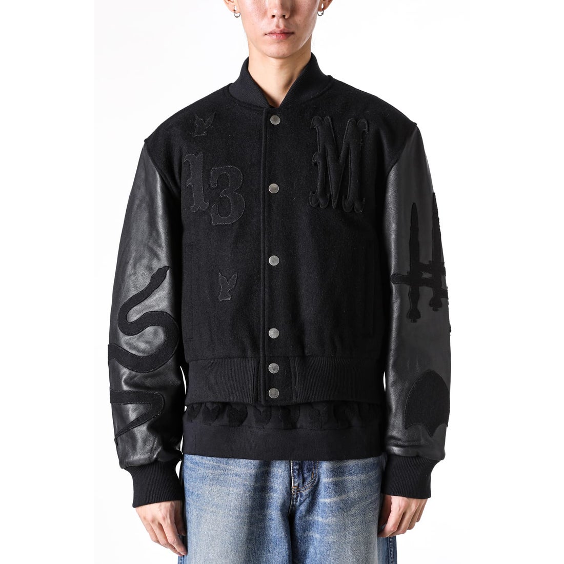 エムエーエスユー MASU Masu Varsity Jacket （BLACK） 通販 大阪