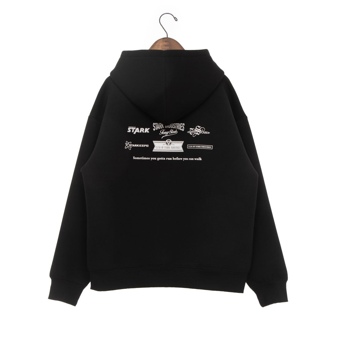 MARVEL × MAZZEL コラボ ジップパーカー 黒 L ☆ 匿名配送 MAZZEL