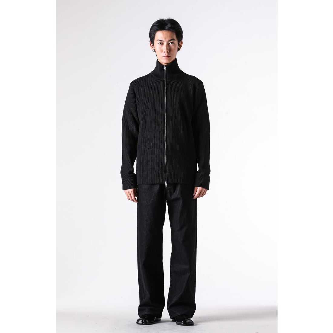 メゾン マルジェラ MAISON MARGIELA Driver's Zip Up Knit （Black