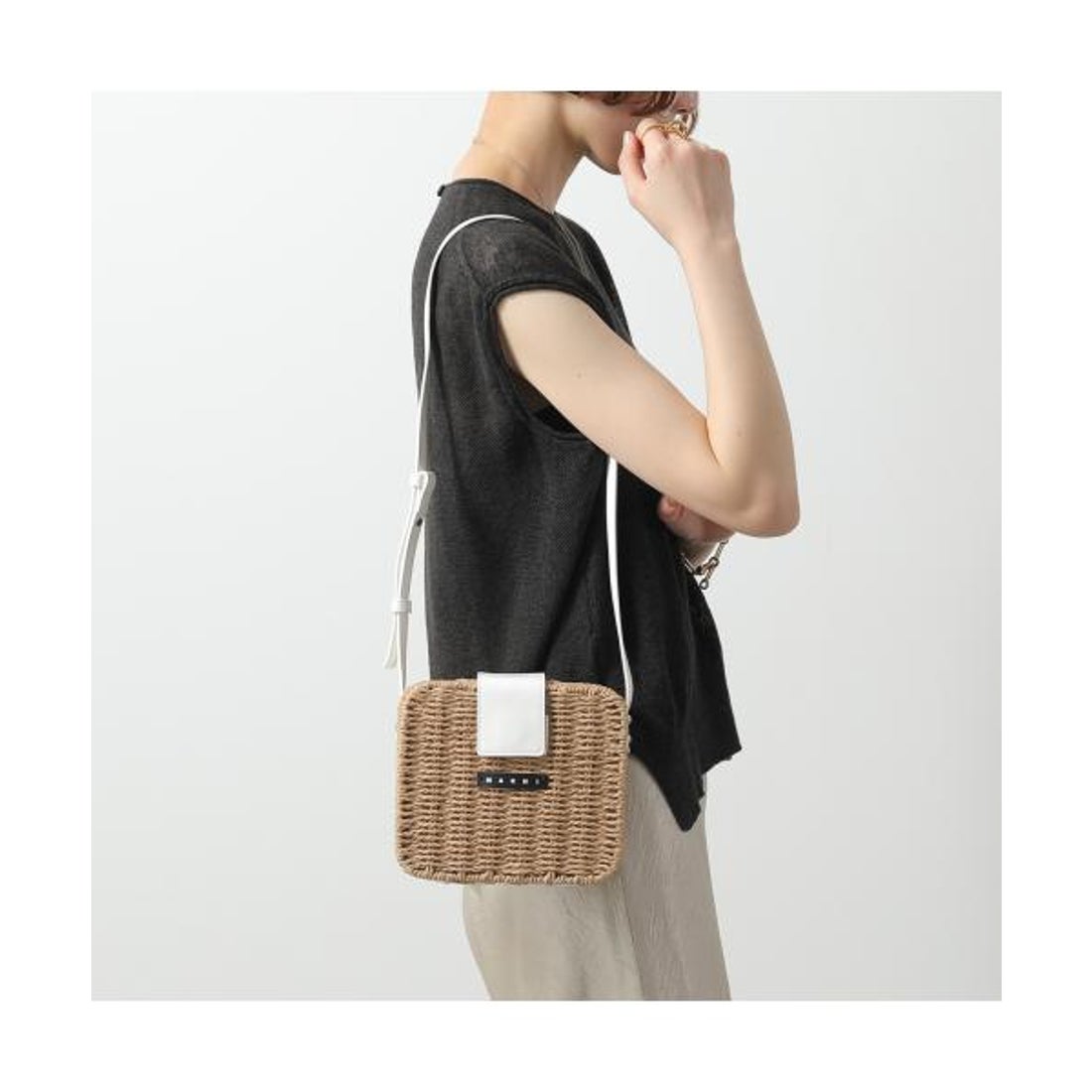 マルニ MARNI MARNI KIDS かごバッグ M01474 M00UY ショルダーバッグ